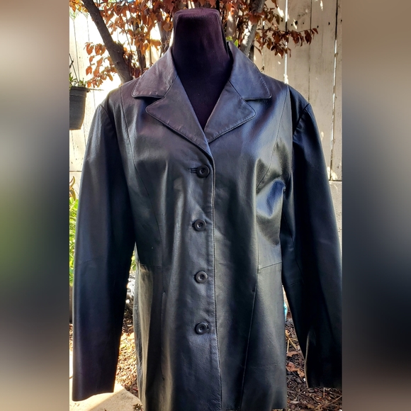 Tribeca Studio Jackets & Coats Tribeca Studios Black Genuine